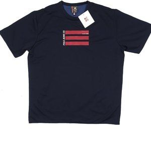 NEW Vintage Ralph Lauren Polo Jeans Co Reversible T Shirt Blue Mesh & Navy Poly
